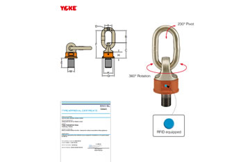 Tai Cẩu Xoay Hàng Hải YOKE – DA Swivel Point DA-271